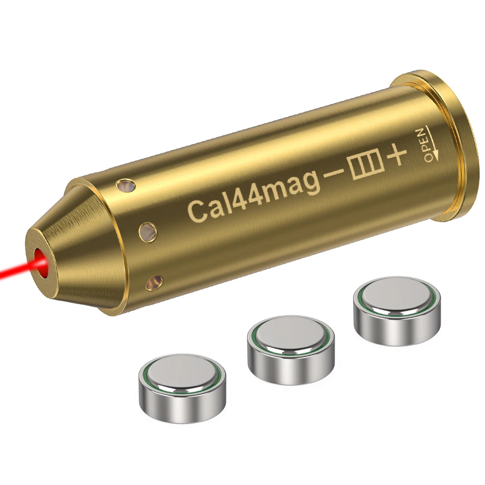 Strumento calibro 44MAG – Carica nel cannone per un'azzeratura rapida, senza bisogno di munizioni attive. Risparmia tempo e denaro.