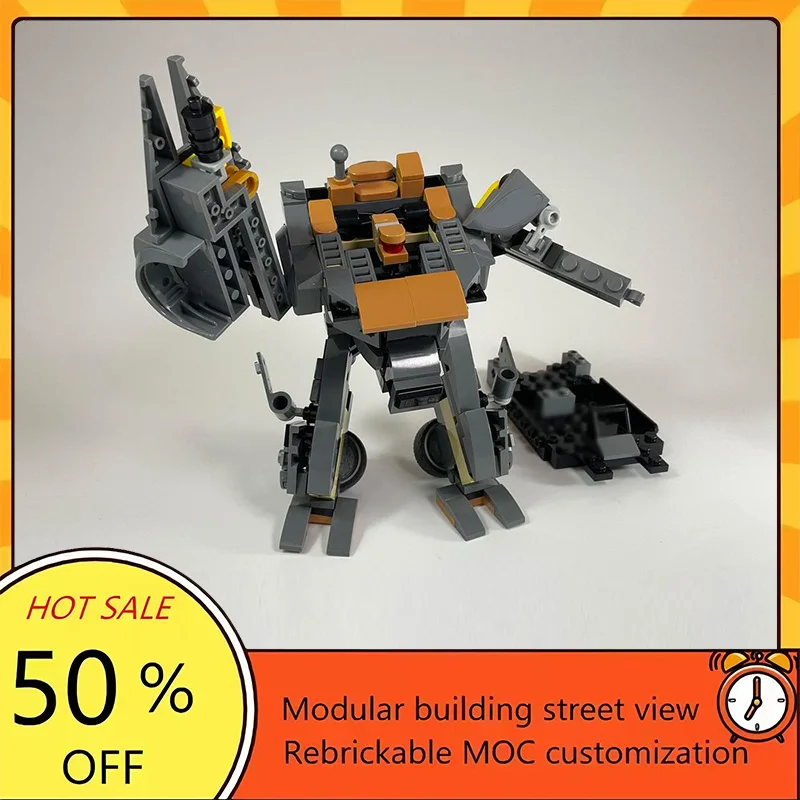 

Набор для сборки модульного боевого робота MOC из 223 деталей по мотивам популярного фильма «Звездные войны», технологичный конструктор, подарок на праздник, детский игровой набор