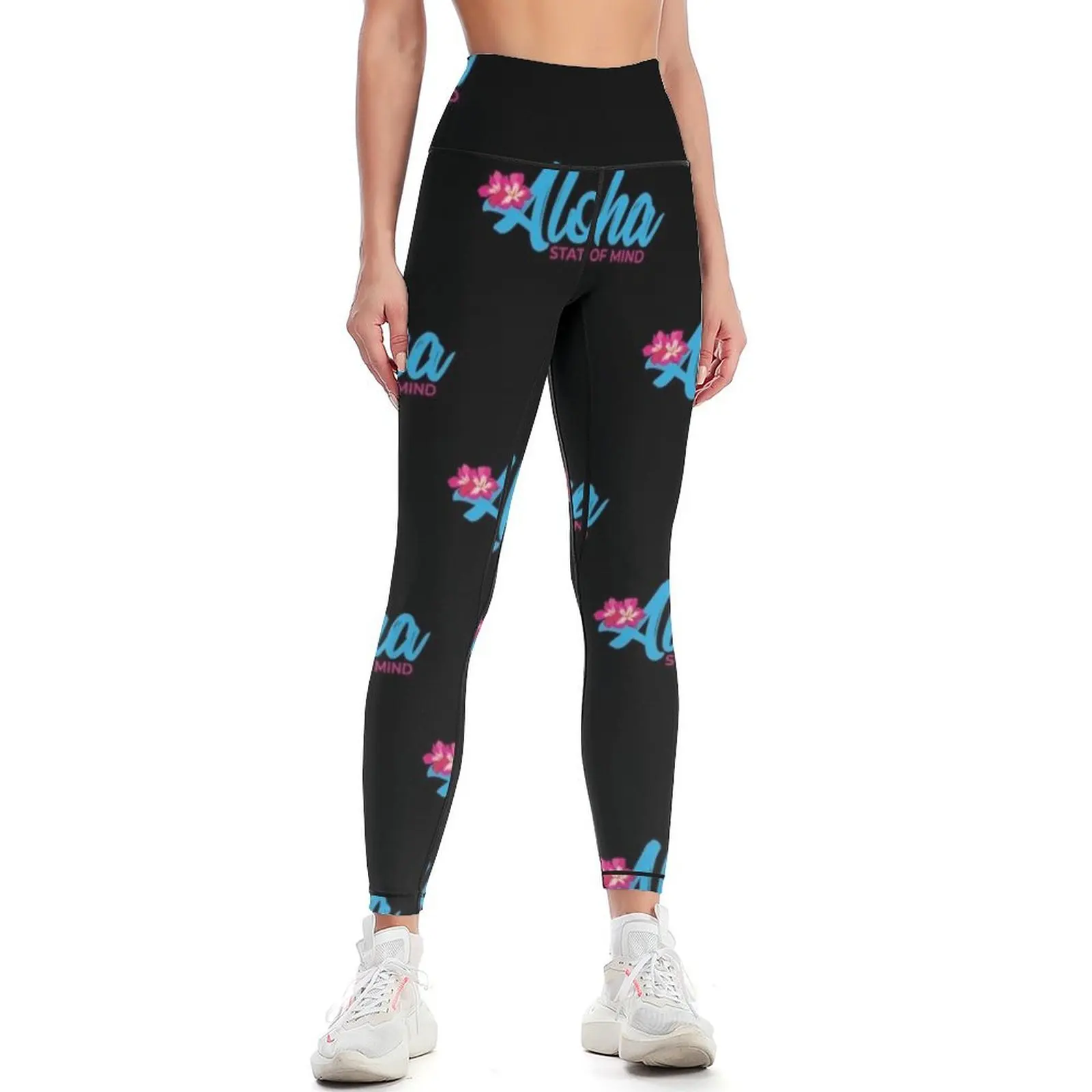 

Aloha State Of Mind Design Leggings Women's pants legging pants raises butt workout shorts Womens Leggings