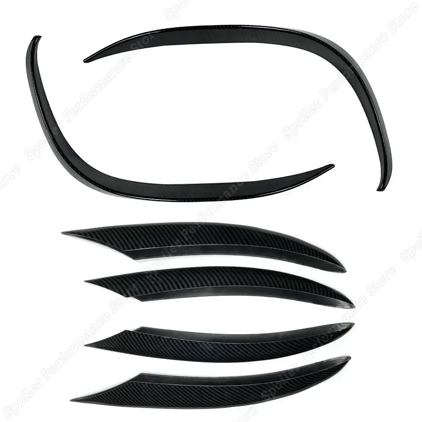 New Front Bar Front Air Knife Fog lamp Grille Trim Modification For Mercedes Benz C-Class C200 C260 W205 2019 2020 2021 2022