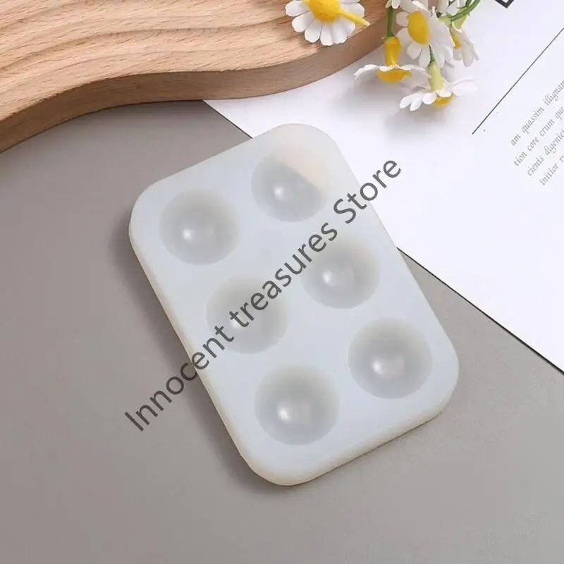 

3XUA 6-Gird Round Paint Palette Tray Round Watercolor Painting Palettes for DIY Craft