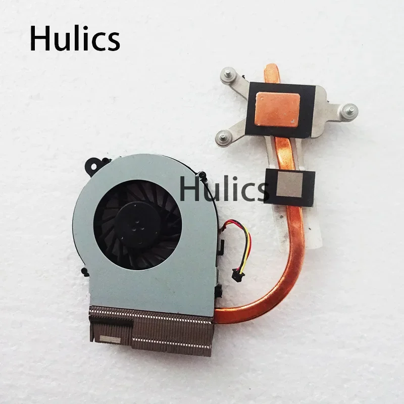 Hulics Used For HP CQ42 G42 CQ62 G62 CQ72 G72 G4 G6 G7 Radiator Laptop CPU Heatsink 643364-001cooler Cooling 646578-001 FAN