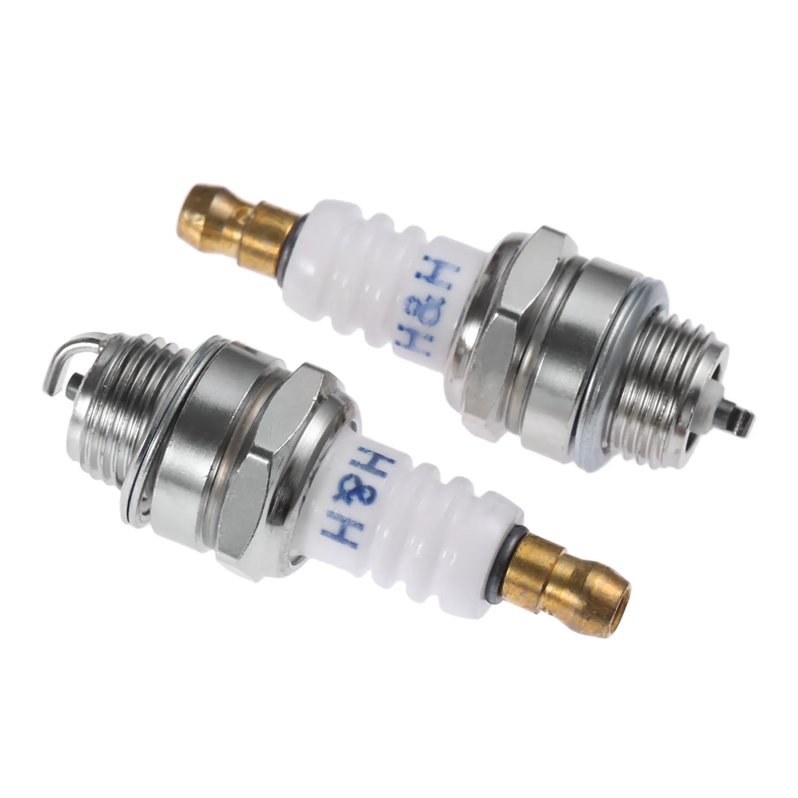 2Pcs L7T Chainsaw Spare Parts Brush Cutter Spark Plug For 2 Stroke Strimmer Chainsaw Lawnmower Trimmer Cutter Garden Tool