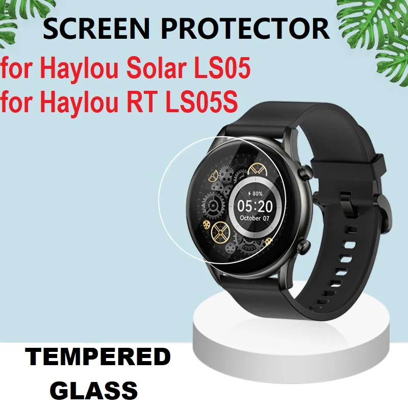 Protecteur d'écran de montre intelligente pour Xiaomi Haylou Solar, LS05, Haylou RT LS05S, verre du Guatemala, film de protection anti-rayures, 5 pièces
