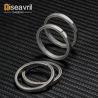 5pcs Titanium Alloy Key Rings Keychains Buckle Pendant Super Lightweight Man Car Keychain for Male Creativity Gift Wholesale