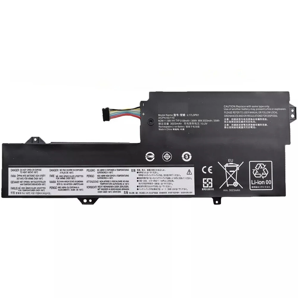 L17L3P61 Laptop Battery For Lenovo IdeaPad 320S-13IKB Yoga 720-12IKB xiaoxin 7000-13 L17C3P61 L17M3P61