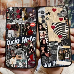 T-Tokio HotelS Band Phone Case For Samsung A24 A53 A13 A14 A52 A51 A22 A23 A31 A40 A03S A34 A32 A33 A21 A50 A54 A42 Black