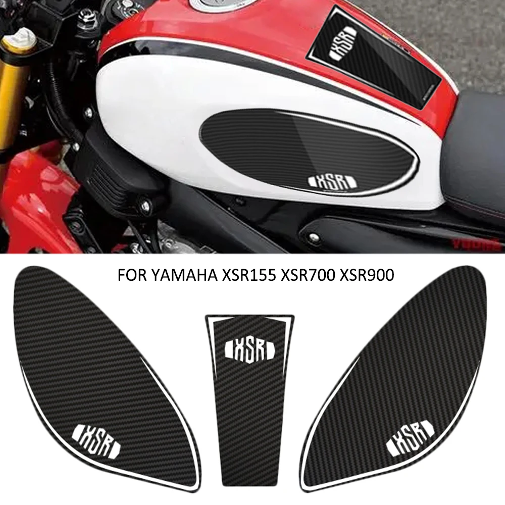 Motocykl antypoślizgowe zbiornik paliwa Pad Protector naklejki boczne nakolanniki naklejki klocki dla YAMAHA XSR155 XSR700 XSR900 XSR 155 700 900