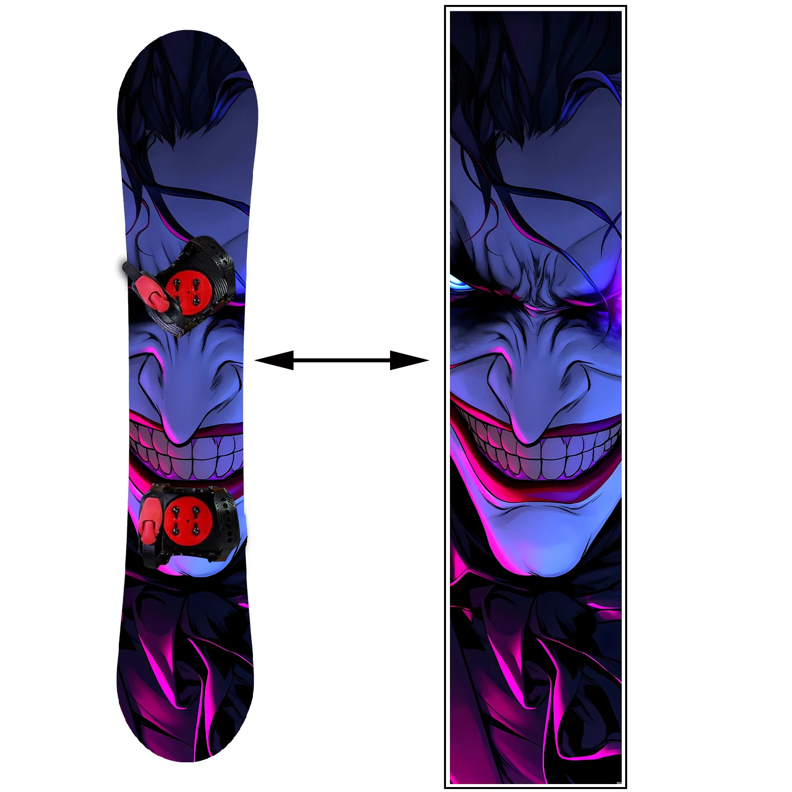 

Наклейка на сноуборд Purple Flame Sly, персонализированная декоративная наклейка для сноуборда