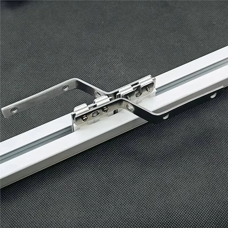 [NEW!A93G】 Home Decoration Electric Curtain Track Accessories Quality Master Carrier Fittings Silent Motorised Curtain For S Tra
