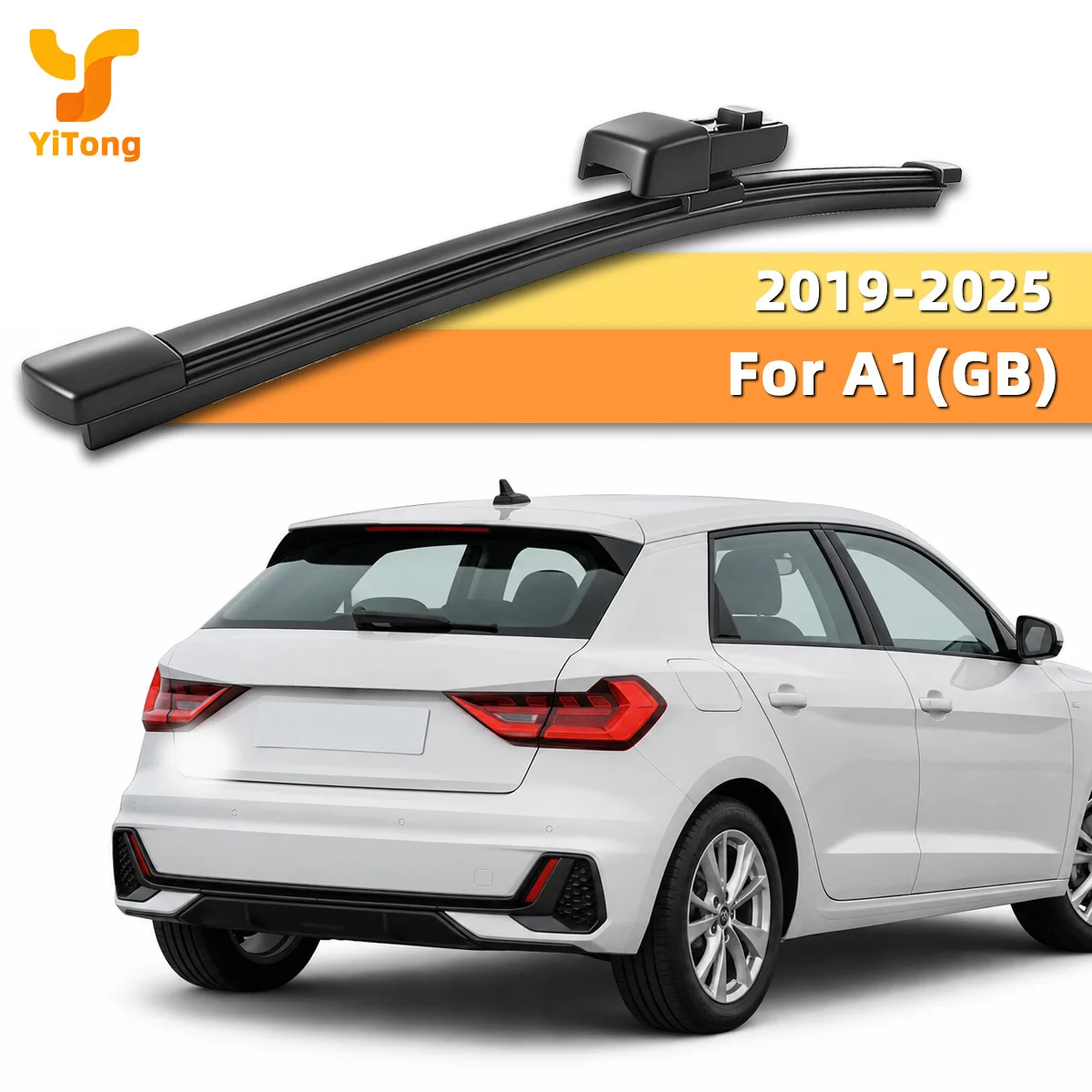 Yitong Heckscheibenwischer-Ersatzteile Passend für Audi A1(GB) 2019-2025 Geräuscharmer Auto-Heckscheibenwischer-Ersatz