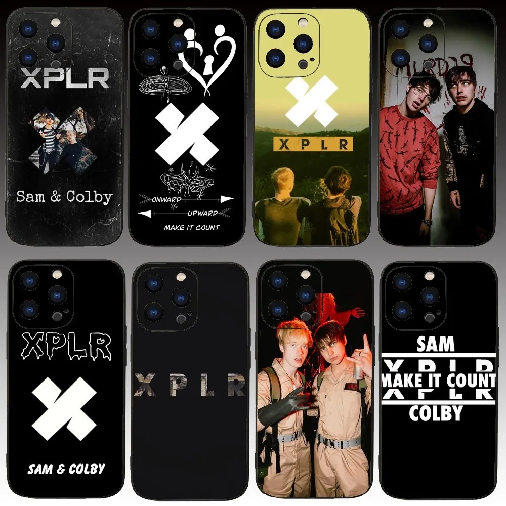 S-Sam and colby XPLR Phone Case For Iphone 15 11 13 14 Pro Max 7 8 Plus X Xr Xs Max Se2020 12mini Cover Case