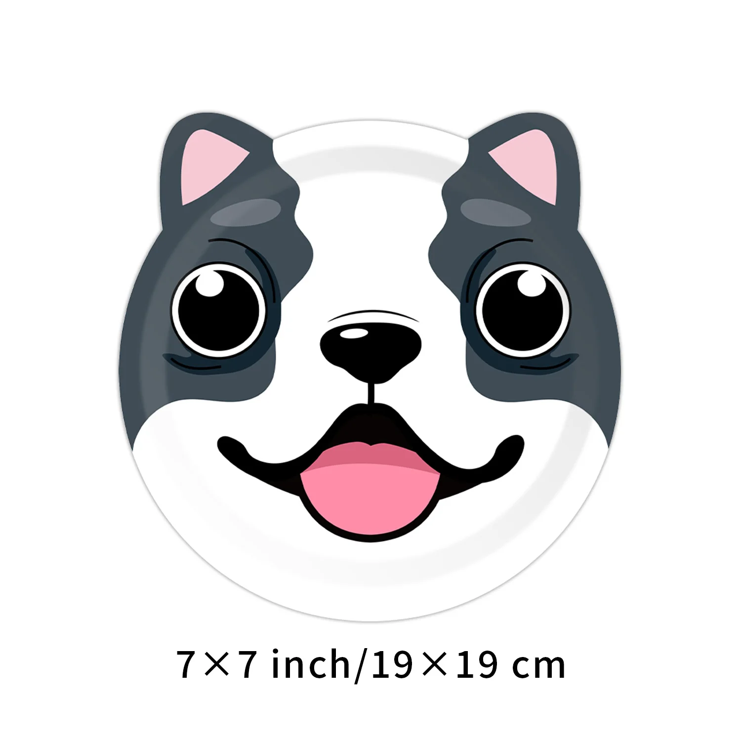 Cute Animals Party Paper Plates Dog Cat Disposable Plates Kids Birthday Decor Cartoon Animals Dinnerware Plates Party Supplies view 4