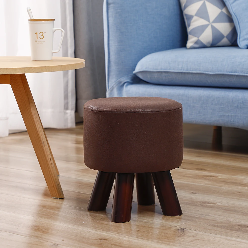 small full brown Technology cloth stool for kids