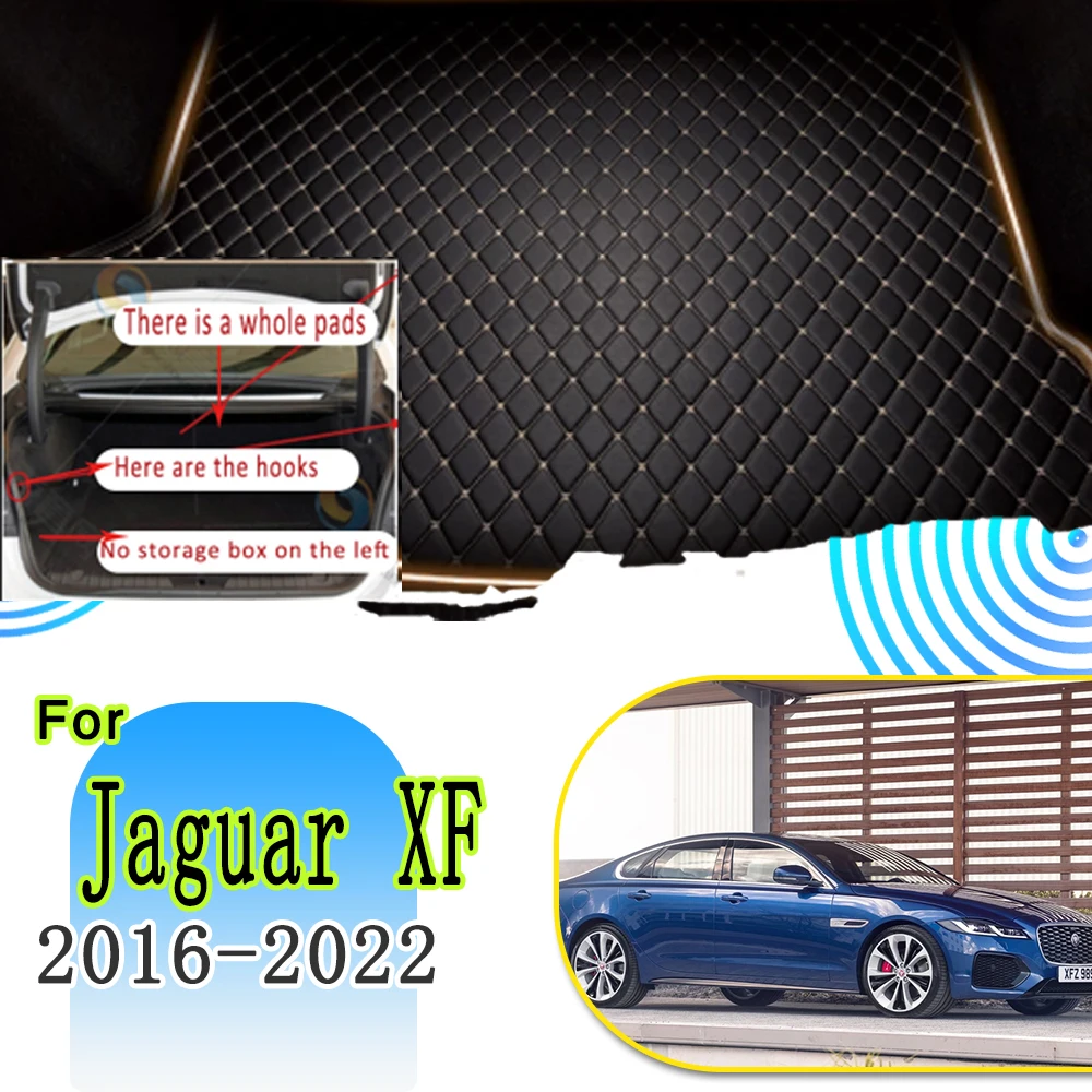 

Car Rear Trunk Mats For Jaguar XF X260 2016~2022 Waterproof Protection Pads Tank Organizer Mat Car Mats Voiture Car Accessories