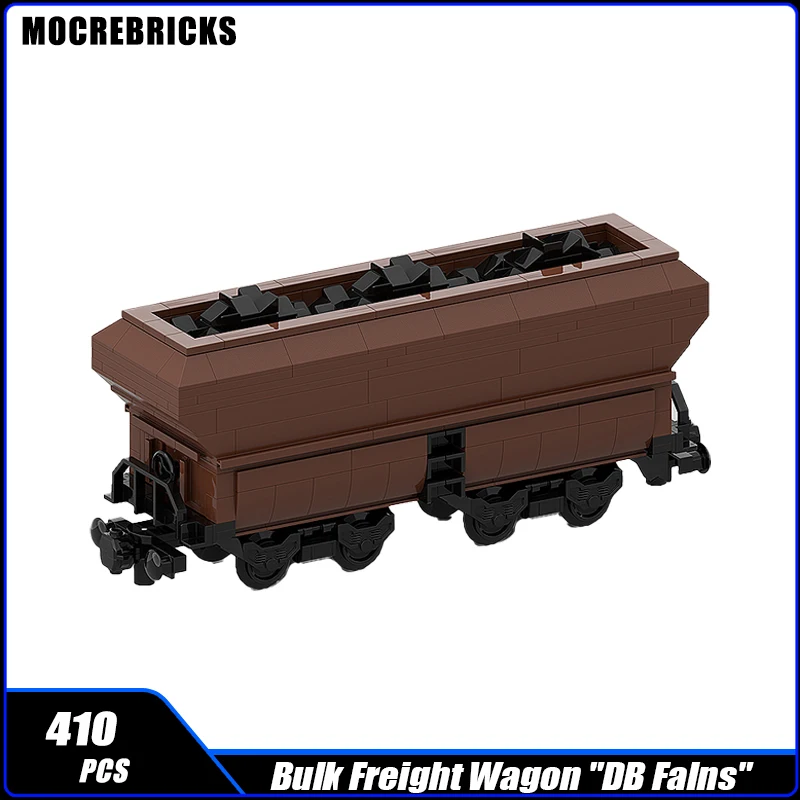 ミニスケール列車バルク貨物車両モデルオープン貨物車両セット MOC アセンブリビルディングブロックテクノロジーレンガのおもちゃクリスマスギフト