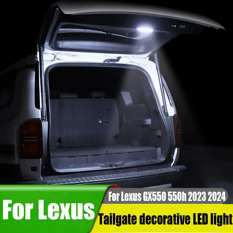 

Modified trunk LED decorative lights automotive interior decoration accessories uniform lighting For Lexus GX550 550h 2023 2024