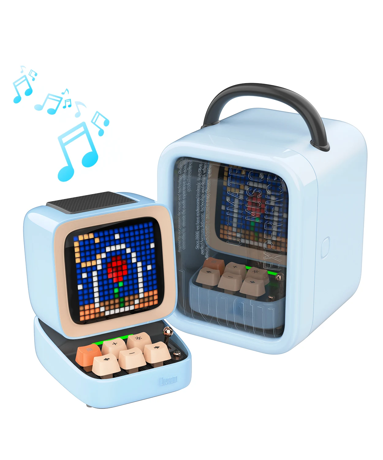 Divoom Ditoo-Pro DIY LED Display Board Retro Pixel Art Bluetooth Portable Speaker Alarm Clock Cute Gift Home Light Decoration