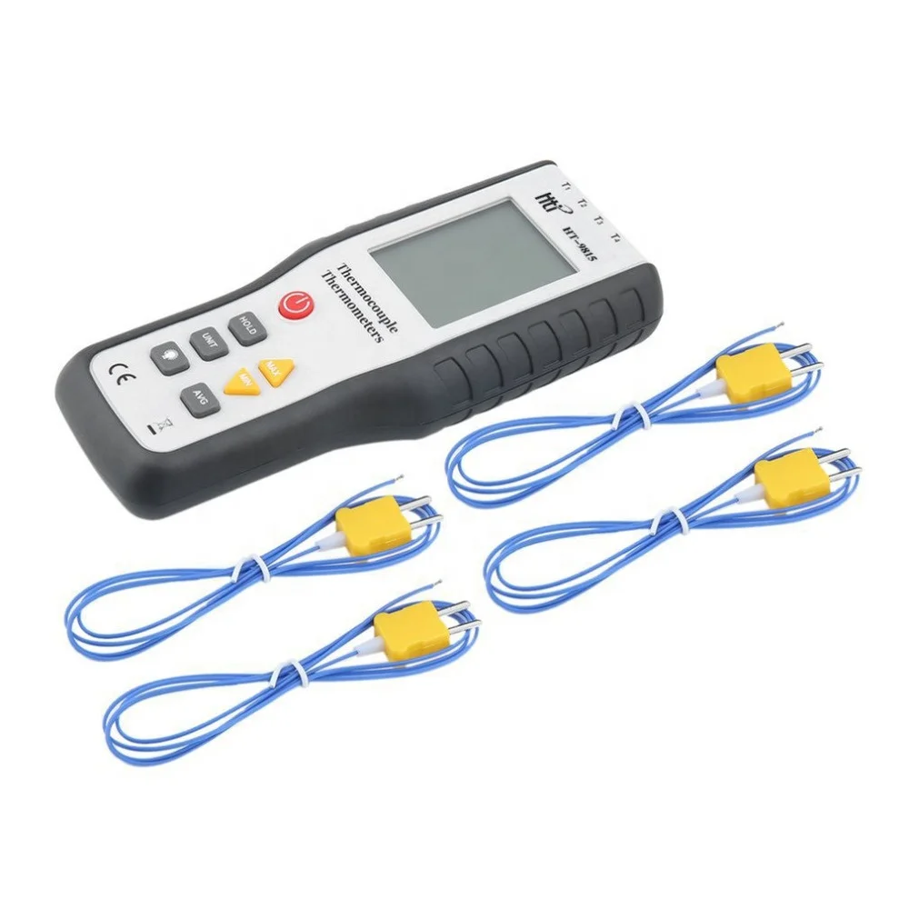 Imagem -06 - Contato Termômetro Digital Termopar Tester Temperatura Tela Lcd Ferramentas de Medição c f Hti-ht-9815