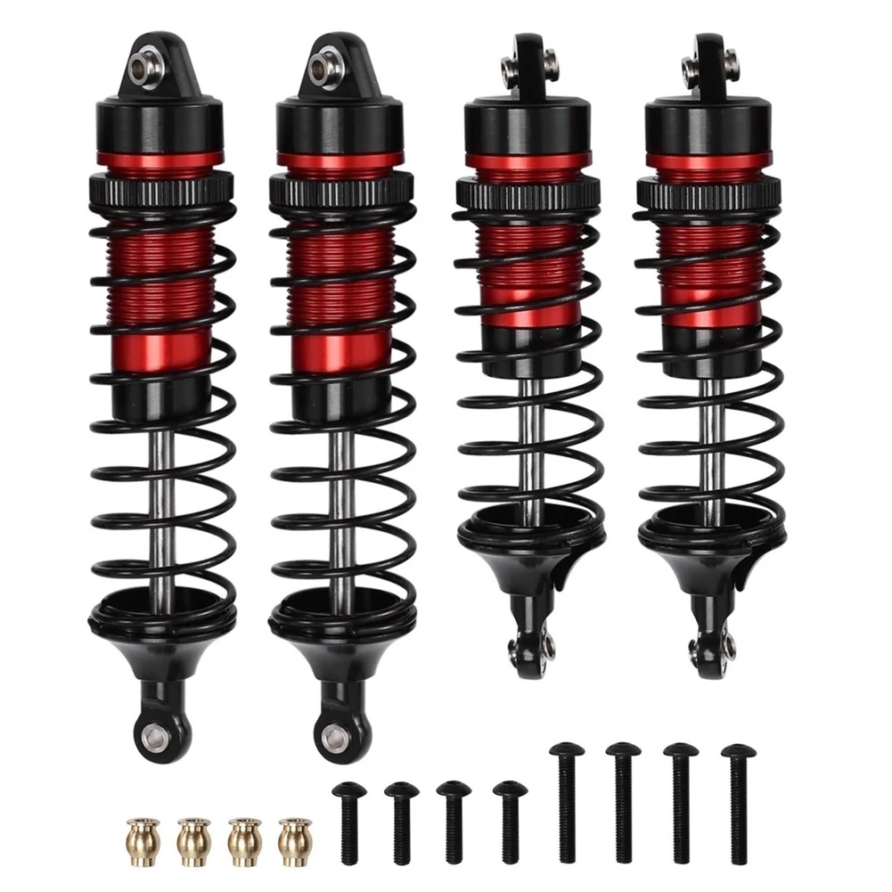 Metal Front and Rear Shock Absorber for Traxxas Slash 4X4 VXL 2WD Rustler Stampede Hoss 1/10 RC Car Upgrades Parts