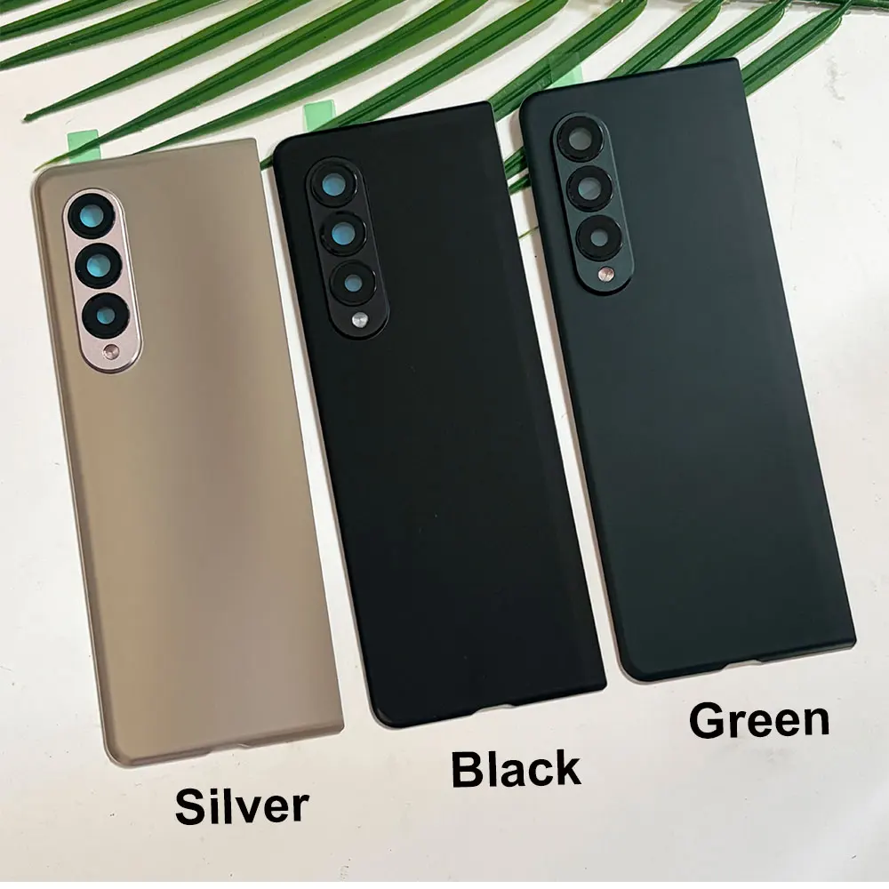 For Samsung Galaxy Z Fold 3 Fold3 F926 F926B Back Battery Cover with Lens for Samsung Fold 3 5G Rear Door Housing Replacement