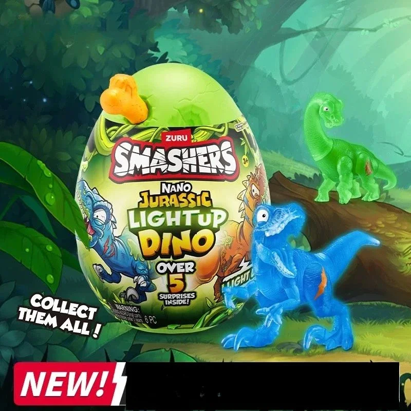 Bursting Boy Jurassic Luminous Linglong Archaeological Dinosaur Egg Boy Blind Box Toy Children's Birthday Gifts