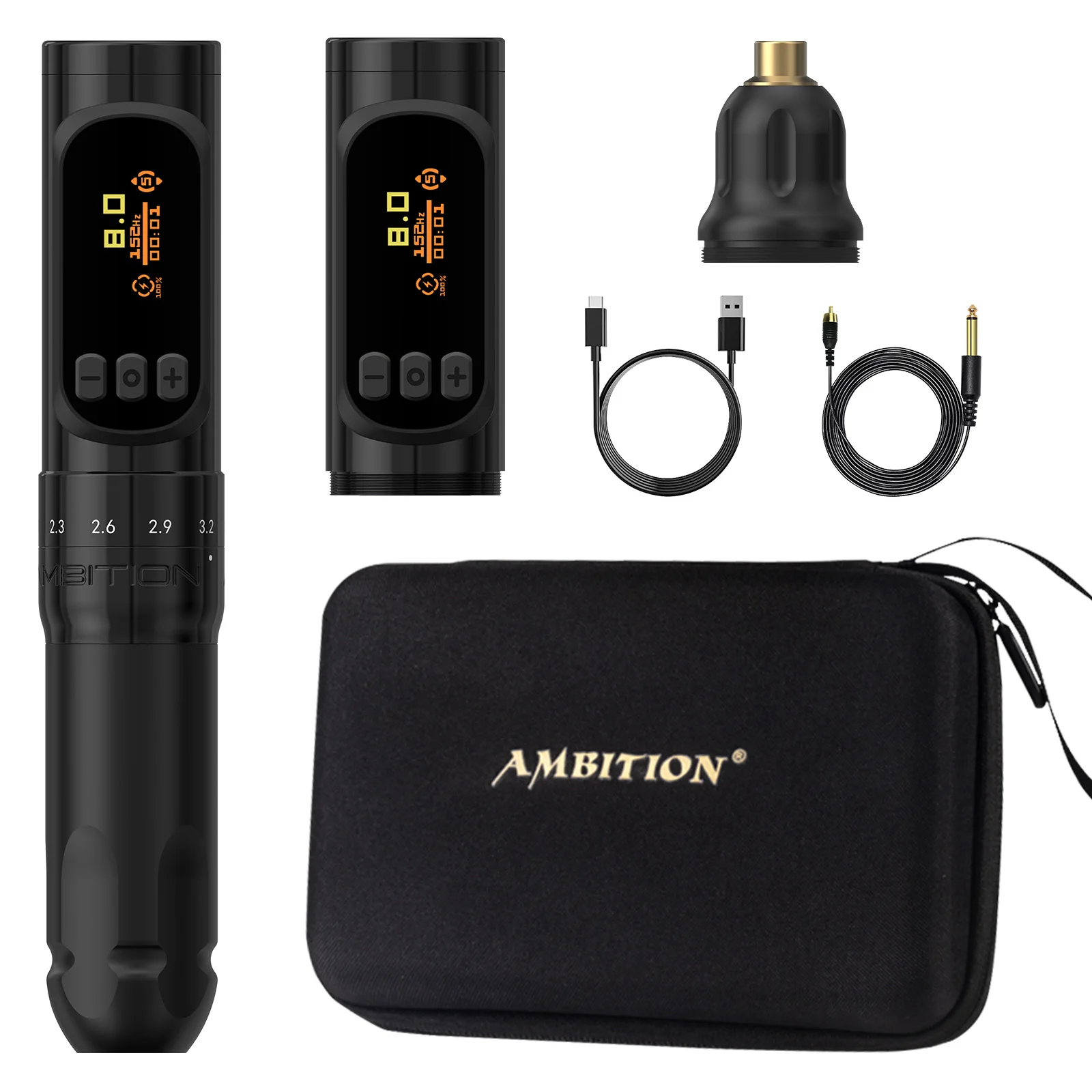 Ambition Sally 270 Draadloze Tattoo Machine Verstelbare Slag 2.0-3.5mm Permanente Make-up Rotatiepen Coreless Motor Tattoo Benodigdheden