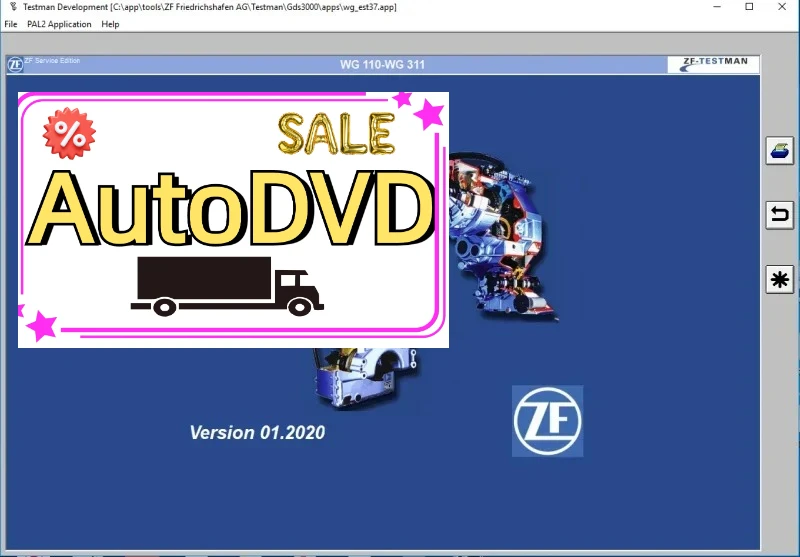 

AutoDVD для разработки ZF Testman Pro 10,5 [2022]+разблокированный патч