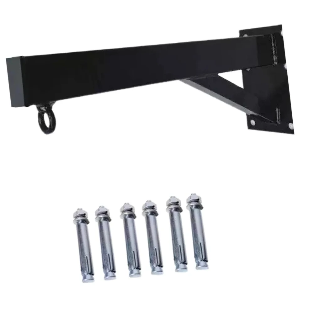Steel Wall Bracket for Heavy Bag Use in Multi Sport Training Areas Including Boxing Wrestling and Conditioning