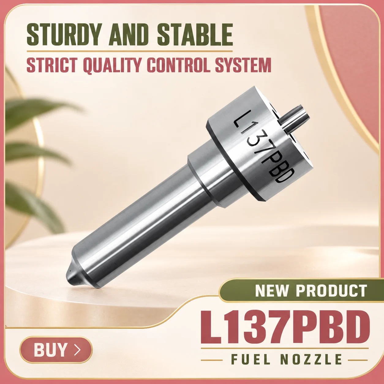 ​Replacement L137PBD Common Rail Euro‑3 Diesel Nozzle, Repair Component For Huatai Terraca Fuel Machinery.LI0330