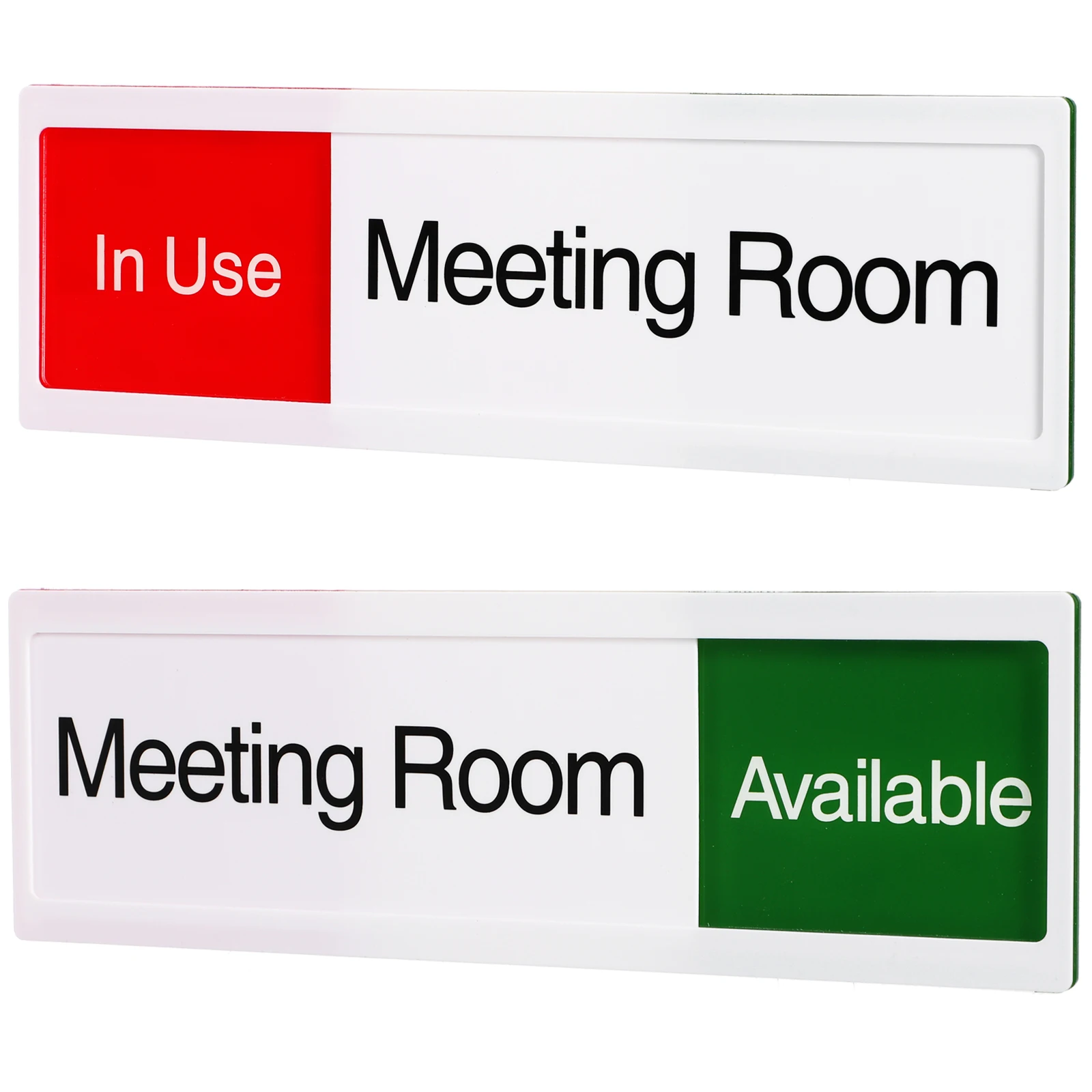 

Office Door Sign Meeting Room in Use Acrylic Privacy Slider Door Signboard Occupied Do Not Disturb Indicator Do Not Disturb Sign