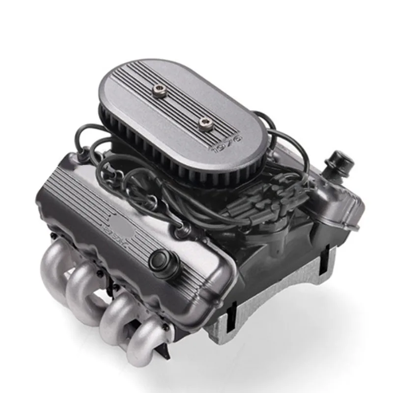 GRC V8 محرك مروحة المبرد غطاء المحرك عدة F76 موتور المبرد نموذج بناء أطقم ل 1/10 RC سيارات مقلد تصميم مدخل هواء #3