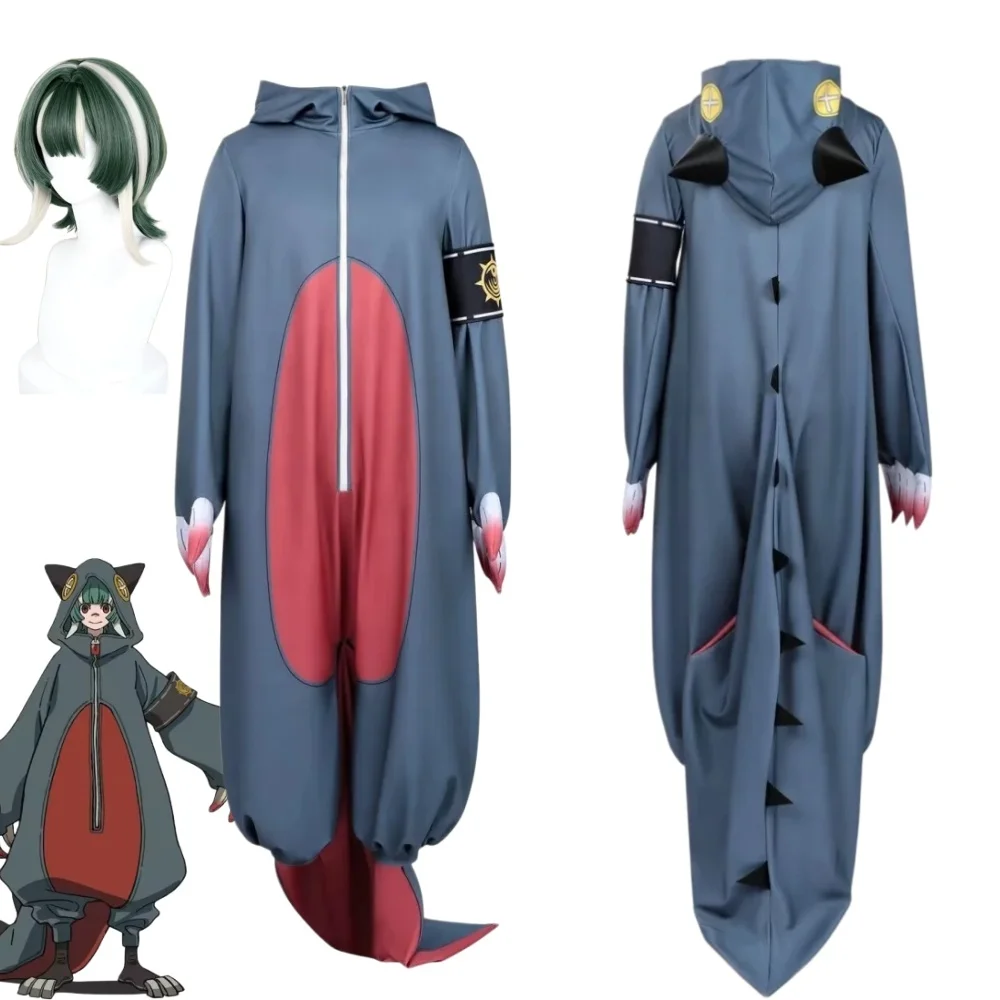 

GACHIAKUTA Guita Cosplay Costume Guita Synthetic Wig Jumpsuits Outfit Party Carnival Halloween
