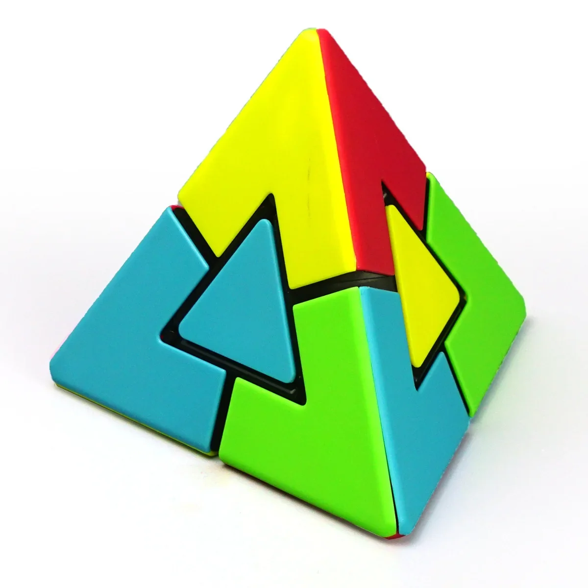 [ECube] Fanxin Duo Pyraminx Strange Shape Pyramid Magic Cube Brain Teaser Puzzle Educational Toy For Children