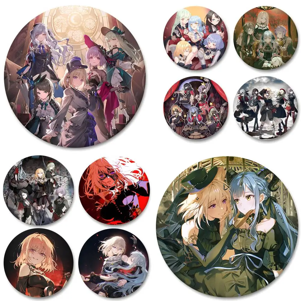 Ave Mujica Anime Round Badges Can Be Used To Decorate Clothes And Backpack Pins