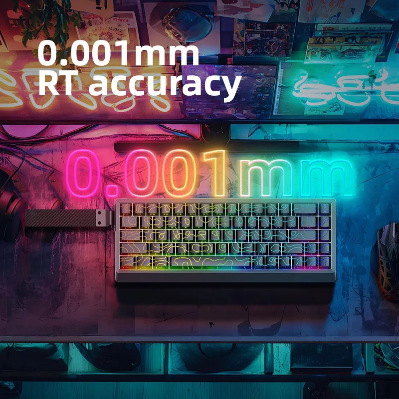 IROK ND63 MAX/ULTRA/ND68 Pro 0.001mm 빠른 트리거 8000HZ SOCD/RS 기계식 키보드 자석 스위치 게이밍 키보드 63/68키 썸네일 3