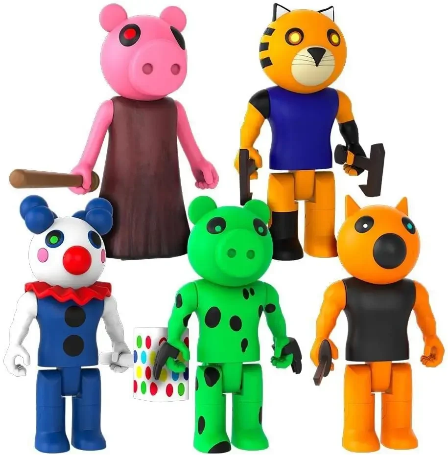 Original PIGGY Action Figures Horror Games Toys Series 2 Collectible Models Toys for Boys Anime Figurine Surprise Boys Toys Gift