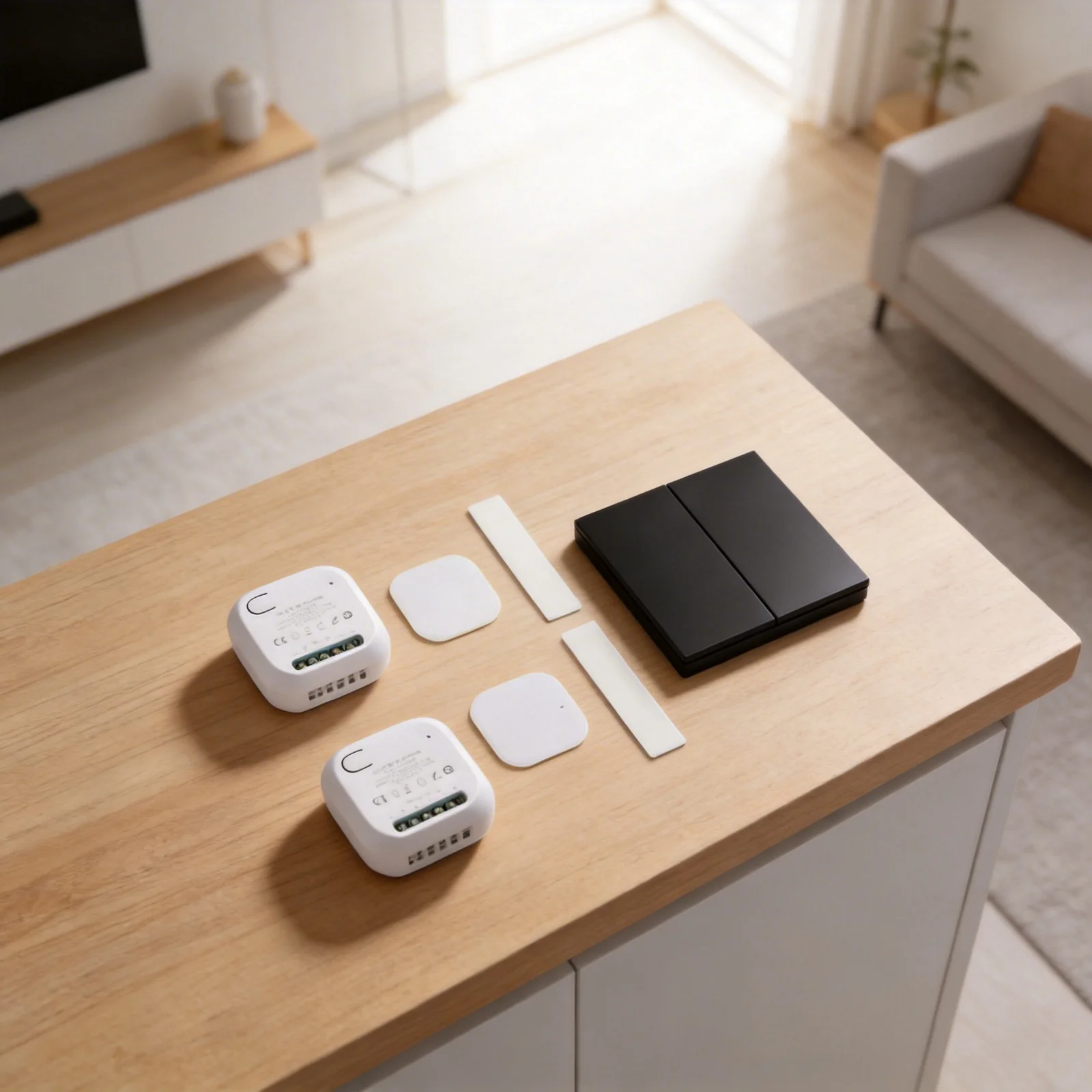 AS SHOWN Battery-Free Light Control Multi Light Control Self Generating Switch Indoor Outdoor Use Multiple Light Fixtures