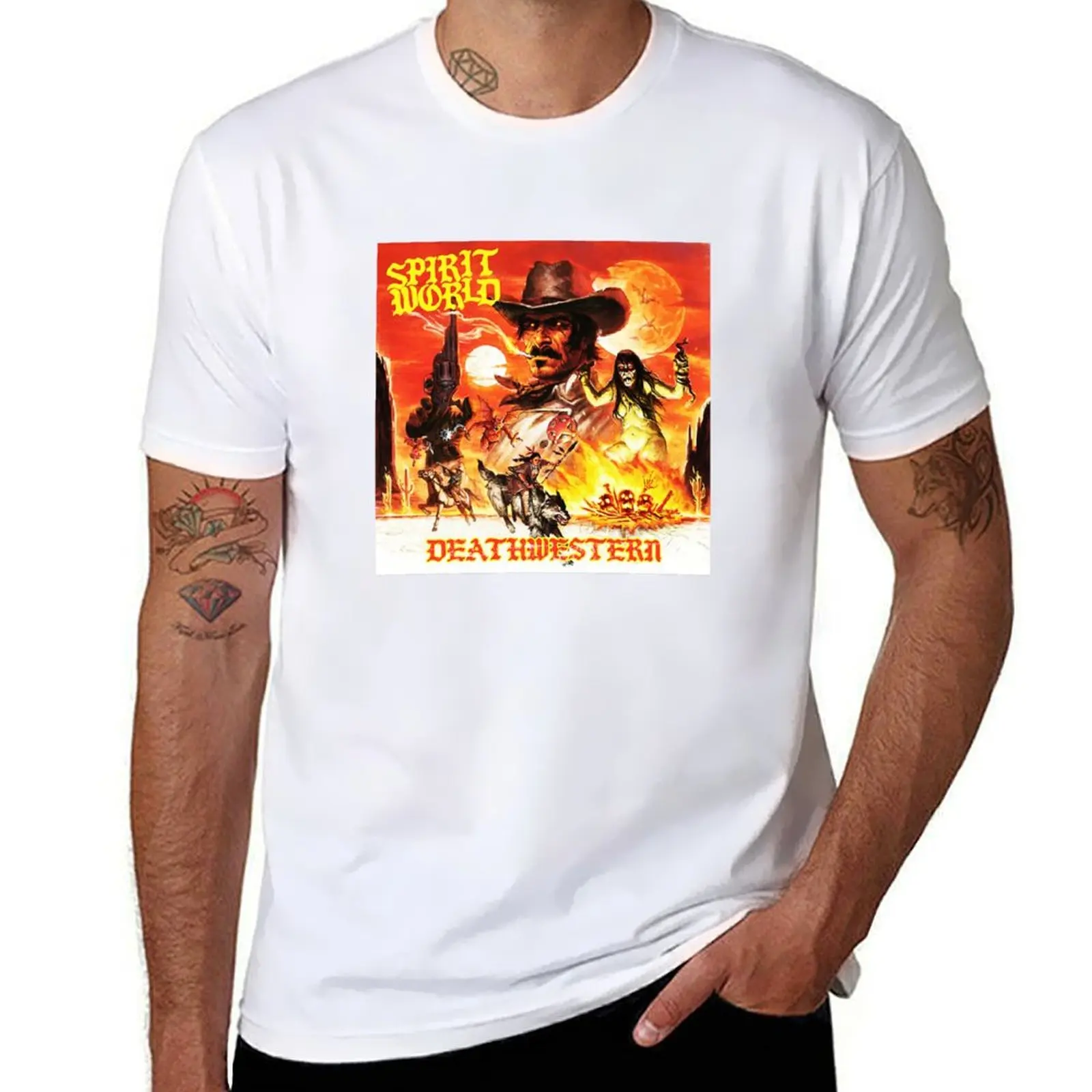 

DEATHWESTERN Spiritworld T-Shirt t shirts with prints man t shirt designer