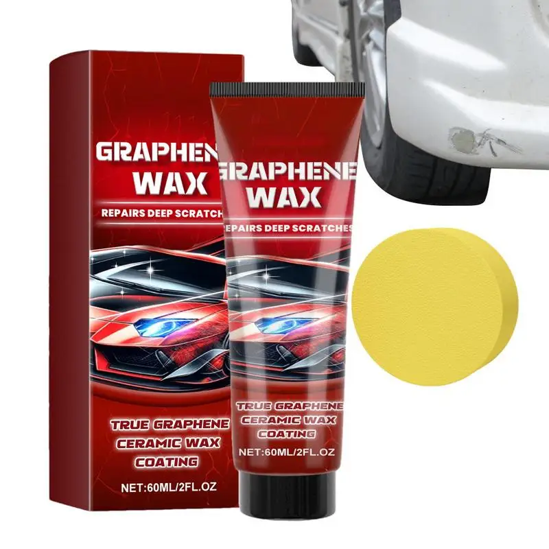 

Repair Wax For Car Paint 60g Car Paint Wax For Scratch Repair Swirls Paint Transfer Deep Scratches Removing Wax Multi-Function