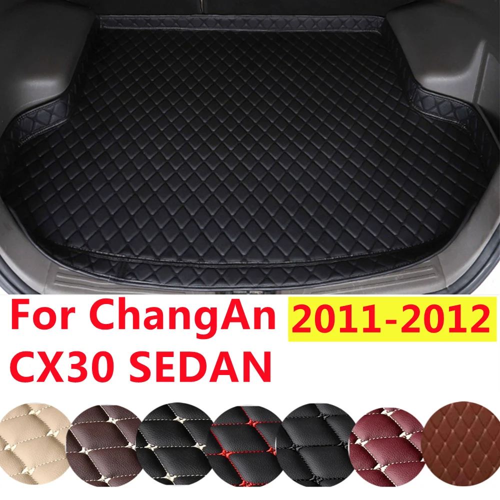 

YJ High Side XPE Leather AUTO Аксессуары Автомобильный коврик в багажник на заказ подходит для ChangAn CX30 SEDAN 2012 11, задний коврик для багажника, ковер