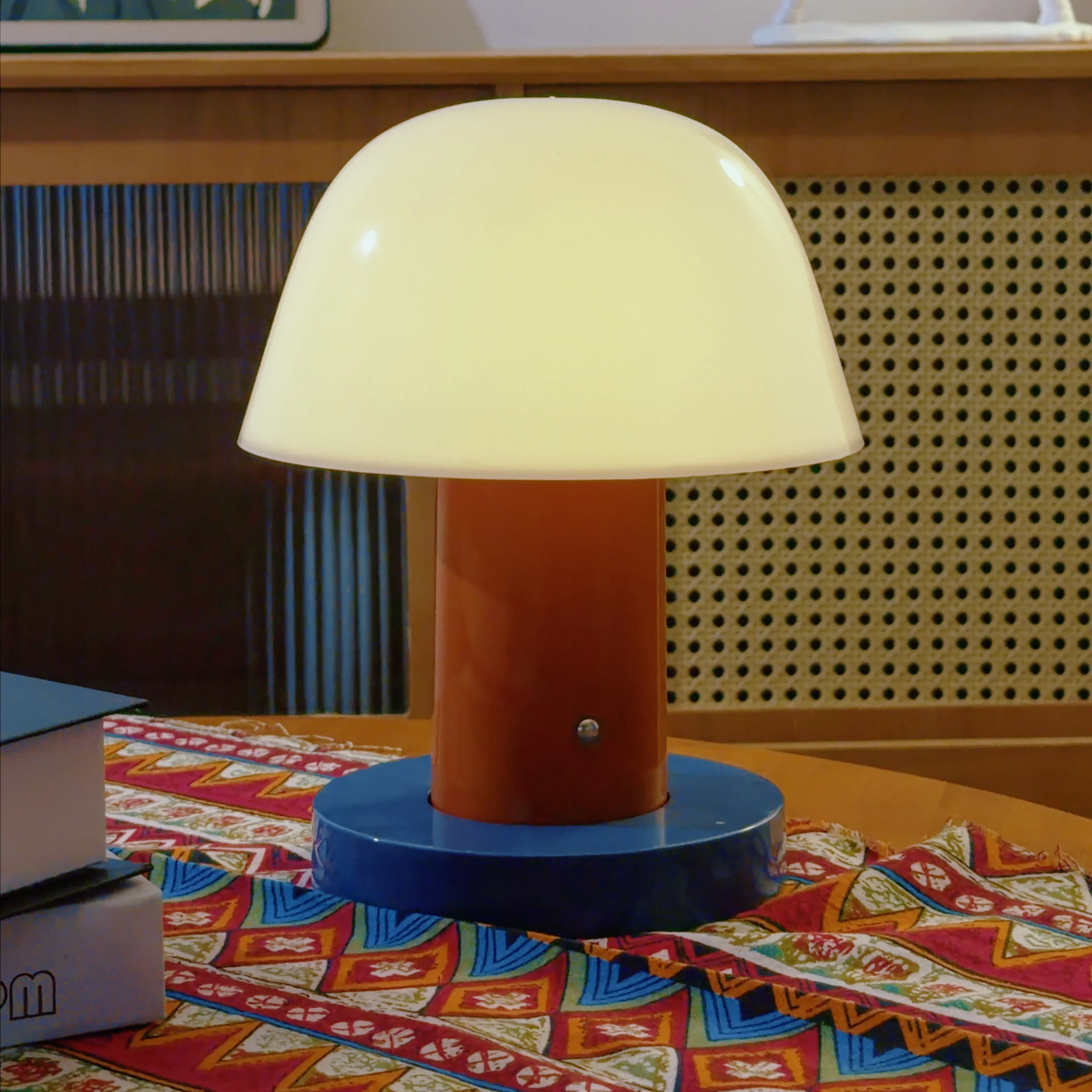 Mushroom Table Lamp  USB Rechargeable LED Touch Desk Light Warm Color Night Light