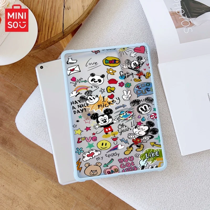 

Милый синий прозрачный чехол для iPad Miniso Disney, подходит для ipad Pro 6/M4, Air3/5, Mini6, iPad 6/10, 8,3/9,7/10,5/12,9/10,9/11 дюймов