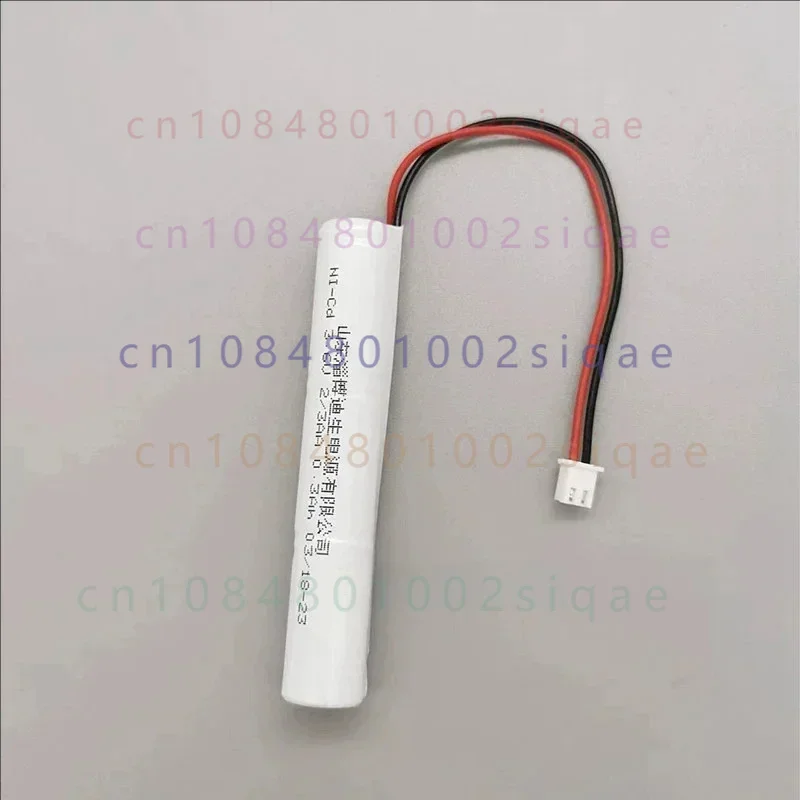 2pcs/lot Ni-Cd 3.6V 2/3AA 0.3Ah Rechargeable Battery Pack For Fire Emergency Light Indicator