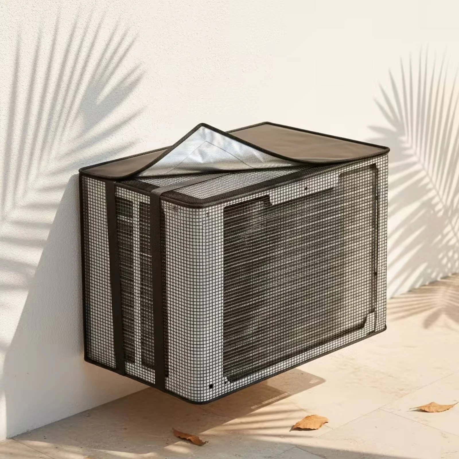 Outdoor Air Conditioning Cover Breathable Air Conditioning Unit Cover Water-Resistant Weather-Resistant for Homeowners, Patio