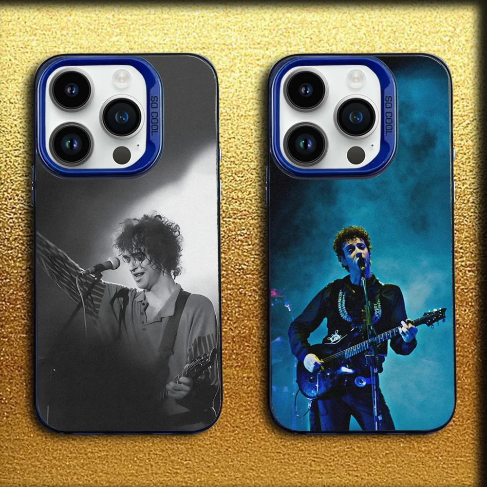 

Singer G-Gustavo Cerati Phone Case For iPhone 16,15,14,13,12,11,Mini,Pro,MAX Blue Matte Silicone Cover