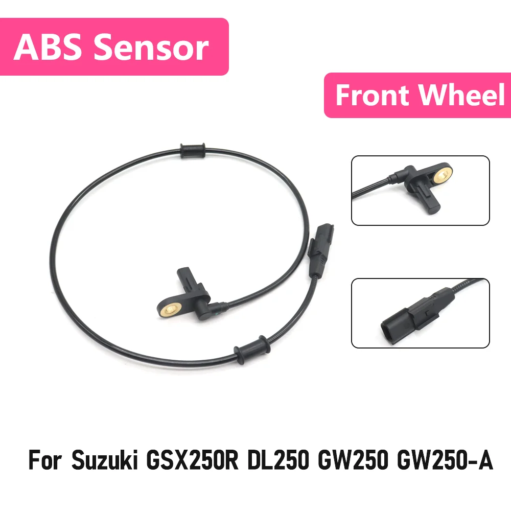 

For Suzuki GW250 GW250-A GW DL 250 A GSX250R GSX 250R DL250 Motorcycle Signal ABS Front Wheel Speed Sensor Wire Silicone Cord