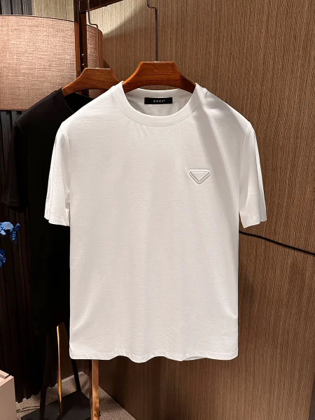 

Классическая мужская футболка Resled с круглым вырезом и коротким рукавом, дышащая, мягкая на ощупь, однотонная, летняя новинка