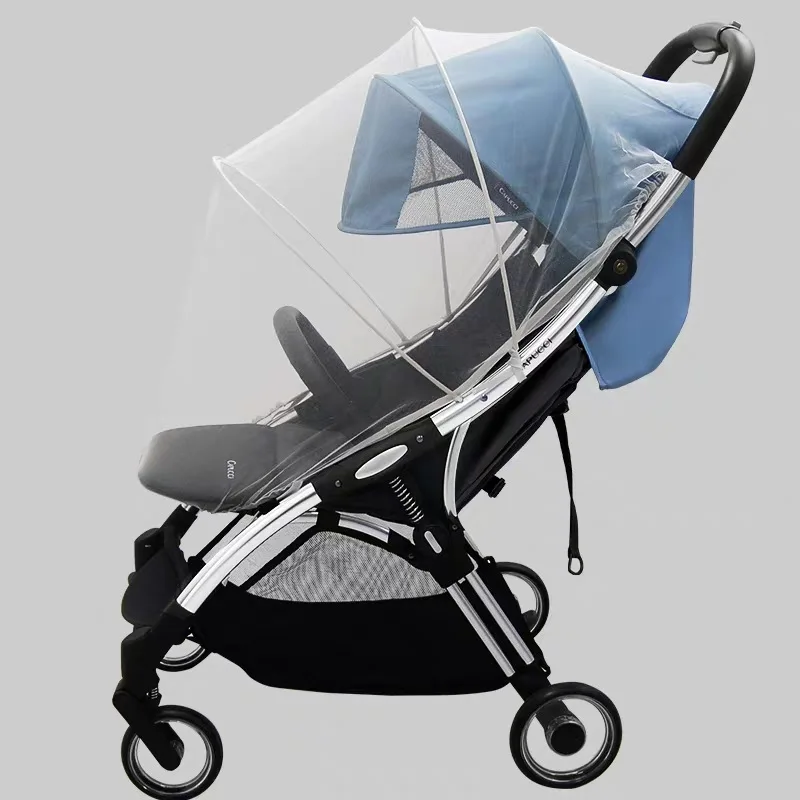 Baby Stroller Rocking Chair Mosquito Net Foldable Baby Shaker Encrypted Mosquito Net Portable Washable Stroller Cover