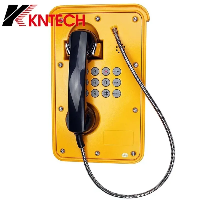 

2025/KNTECH Heavy Duty Phone SOS Weatherproof Dustproof Industrial PSTN Telephone Set for Railway KNSP-09